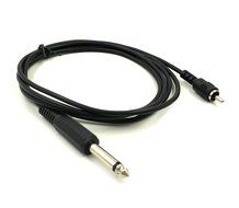 Exuun 1.8M/ 6Ft 6.35mm Mono 1/4" TS Male Plug to RCA Male Stereo Audio Cable Cord Wire for Mixer AV Amplifier... N2
