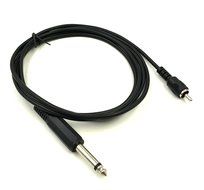 Exuun 1.8M/ 6Ft 6.35mm Mono 1/4" TS Male Plug to RCA Male Stereo Audio Cable Cord Wire for Mixer AV Amplifier... N3