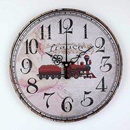 Silent bedroom decor watch wall vintage home decor hours retro round large decorative wall clock