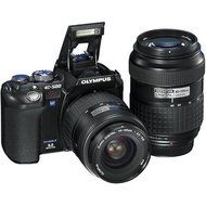 Olympus Evolt E500 8MP Digital SLR with 14-45mm f/3.5-5.6 &amp; 40-150mm f/3.5-4.5 Zuiko Lenses N4
