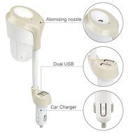 Car Oil Diffuser Humidifier, AblerV Ultrasonic wave Car Air Humidifier and Aromatherapy Essential Oil Diffuser... N2