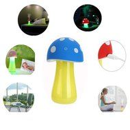 Fucool&reg; Mushroom Mini Portable USB Air Humidifier Purifier Water Bottle with Led Light for Office Home Car Travel... N3