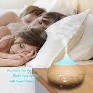 Swizze Dedicated Aromatherapy Humidifier Air Aroma Essential Oil Diffuser LED Ultrasonic Aroma Aromatherapy Humidifier... N12