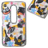 Spritech(TM) 3D Handmade Crystal Phone Case for Motorola X Pure Edition/Motorola Moto X Style,Helloween Style... N2