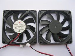 36 pcs Brushless DC Cooling Fan 12V 8015S 9 Blades 2 wire 80x80x15mm Sleeve-bearing Skywalking