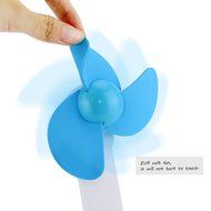iEGrow USB Mini Personal Fan, Desk Fan, Home Kitchen Fan, Office Fan, Travel Fan with Hand-held Flexible Folding... N4