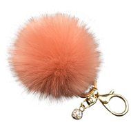 AutumnFall&reg; Fluffy Faux Rabbit Fur Ball Charm Car Keychain Handbag Key Ring (# 12)