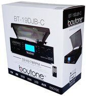 Boytone BT-19DJB-C 3-speed Turntable, 2 Built in Speakers Large Digital Display AM/FM, Cassette, USB/SD/AUX/MP3... N6
