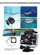 Campark&reg; 4K 30fps WiFi Ultra HD Waterproof Sports Action Camera Diving Camcorder with Medium Bag for Camera and... N8
