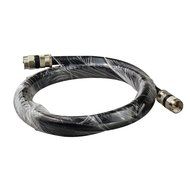 (3 Pack) FOWOD RG6 TV Black Coaxial Cable, 3 Feet, with F-Male Connectors, Double Shielded, High Performance,...