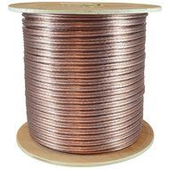 GLS Audio Premium 12 Gauge 500 Feet Speaker Wire - True 12AWG Speaker Cable 500ft Clear Jacket - High Quality... N2
