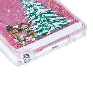 Galaxy Note 4 Case,Galaxy Note 4 Liquid Cover,PHEZEN Christmas Tree Santa Claus Design Cool Quicksand Moving Stars...