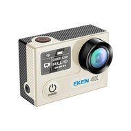 EKEN H8R Wifi Waterproof Action Camera (Silver) + Sony IMX Sensor + Dual Screen + 170 Degree + 2.4G Remote N2
