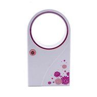 HuaYang Mini Portable USB 2.0 Desktop Bladeless Fan for Home Office Travel(Hot Pink)