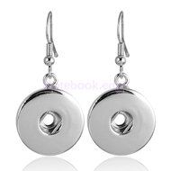 Fashion Hook Earring Drill Charm Snap Noosa Button DIY Women Jewelry Gift