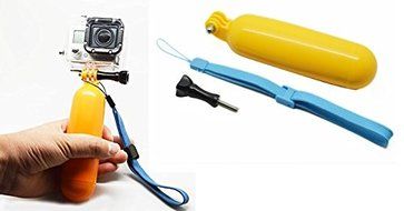 ProGear Orange And Yellow Floaty Bobber With Strap And Screw For GoPro Hero 4/3+/3/2/1 (2 Pack) N2