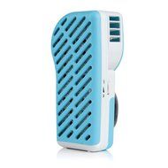 WoneNice Portable Small Fan &amp; Mini-air Conditioner, Runs On Batteries Or USB-Blue N2