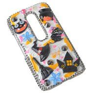 Spritech(TM) 3D Handmade Crystal Phone Case for Motorola X Pure Edition/Motorola Moto X Style,Helloween Style... N5