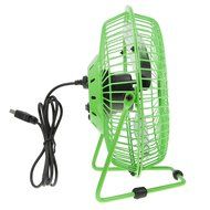 Bao Xin 360 Degrees Rotating USB Powered Tabletop Fan Mini Metal Electric Fan for Summer, Work, Office, Pc, Notebook... N2