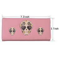 Spritech(TM) Women Girl PU Leather Clutch Wallet Credit Card Holder Zip Phone Handbag N66