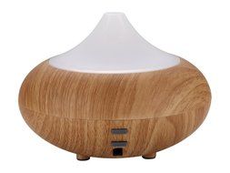 Cool Mist Humidifier Filter Free Ultrasonic Aroma Essential Oil Diffuser 100ml (Khaki) N10