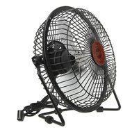 Bao Xin 360 Degrees Rotating USB Powered Tabletop Fan Mini Metal Electric Fan for Summer, Work, Office, Pc, Notebook... N8