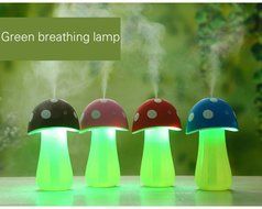 Ollivan 200ml Portable Ultrasonic Cool Mist Mushroom Lamp Humidifier with Color LED Lights USB Mini Air Humidifier... N2