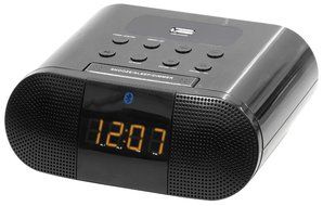 Sylvania Bluetooth Clock Radio, Dual Alarm, with USB Charging