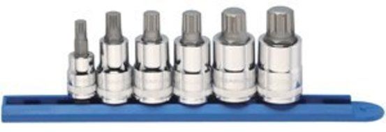 6 Pc. 3/8 &amp; 1/2 Drive Metric Stubby Triple Square Socket Set by GearWrench