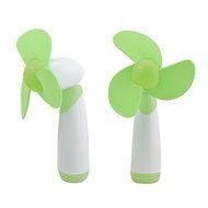NAMEO Mini Handheld Fan with 3 Soft Foam Blades, Portable Battery Operated Travel Cooling Fan with Power On/Off... N4