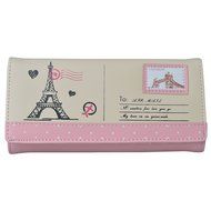 Spritech(TM) Women Girl PU Leather Clutch Wallet Credit Card Holder Zip Phone Handbag N80