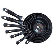 Yaheeda Fry Egg Pan Cookware,Wrought Iron Non-Stick Coating Induction Compatible Bottom Cooker,Diameter 22cm/8.7"