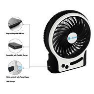 Portable Mini Notebook Laptop Desktop Super Mute PC USB Cooler Cooling Desk Fan 3 Speeds Rechargable by Symply