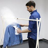 Garment Steamer,WONFAST 2 In 1 Facial Steamer Mini Portable Handheld Fabric Clothes Ironing Steamer with Brush... N10