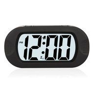 Plumeet Easy Setting Silicone Protective Cover Digital Silent LCD Large Screen Desk Bedside Alarm Clock With Snooze... N12