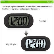 Plumeet Easy Setting Silicone Protective Cover Digital Silent LCD Large Screen Desk Bedside Alarm Clock With Snooze... N13