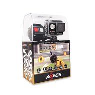 AXESS CS3607-BK 1080p HD 360 Degree Sports and Action Camera with Waterproof Housing, Accessories and Built-in... N24
