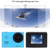 W8 1080P 30FPS 12MP Wifi Waterproof 30M Shockproof 170&deg; Wide Angle 1.5" Screen Outdoor Action Sports Camera Camcorder... N36