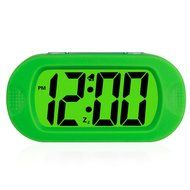 Plumeet Digital Large LCD Easy Setting Travel Alarm Clock with Snooze Good Backlight of 3 AAA Batteries Powered... N6