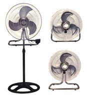 PrimeTrendz TM 3 in 1 High Velocity 18 Inch Industrial Grade Floor Stand Mount Oscillating Blower Fan (Stand +...