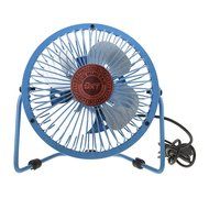 Bao Xin 360 Degrees Rotating USB Powered Tabletop Fan Mini Metal Electric Fan for Summer, Work, Office, Pc, Notebook... N15