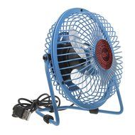 Bao Xin 360 Degrees Rotating USB Powered Tabletop Fan Mini Metal Electric Fan for Summer, Work, Office, Pc, Notebook... N16