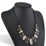 Womens Fashion Chain Choker Bib Statement Charm Collar Pendant Necklace Jewelry