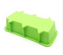 Astra Gourmet FDA Grade BPA Free Silicone Loaf Pan for Cake or Bread 9 1/2 by 4 1/2Inch - Green N5
