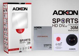 Aokon Action Camera SJ7000 Sports Waterproof Camera 1080P 12M HD Helmet Motorcycle Underwater Cam - 170&deg;Wide Angle... N13