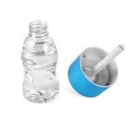 Zelear Mini Portable USB Humidifier Cool Mist Ultrasonic LED Bottle Cap Air, Blue N2