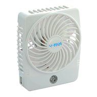 Momoday&reg; Mini Handheld Square Electrical Portable Rechargeable Fan 3 Speeds Desktop Clip-on Fan Summer Cooler... N6