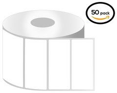 1 Inch Core - 4 x 1 Zebra Compatible Direct Thermal Labels 50 Rolls for Zebra Desktop Printer GC420d GC420t GK420d... N3