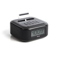 iHome iPL23 Stereo FM Clock Radio with Lightning Dock Charge/Play for iPhone 5/5S 6/6Plus 7/7Plus with USB Out... N4