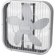 Holmes 20" Metal Box Fan, White